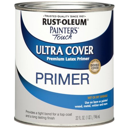 RUST-OLEUM Rust-Oleum Painter's Touch Gray Flat Water-Based Acrylic Ultra Cover Primer 1 qt 1980502